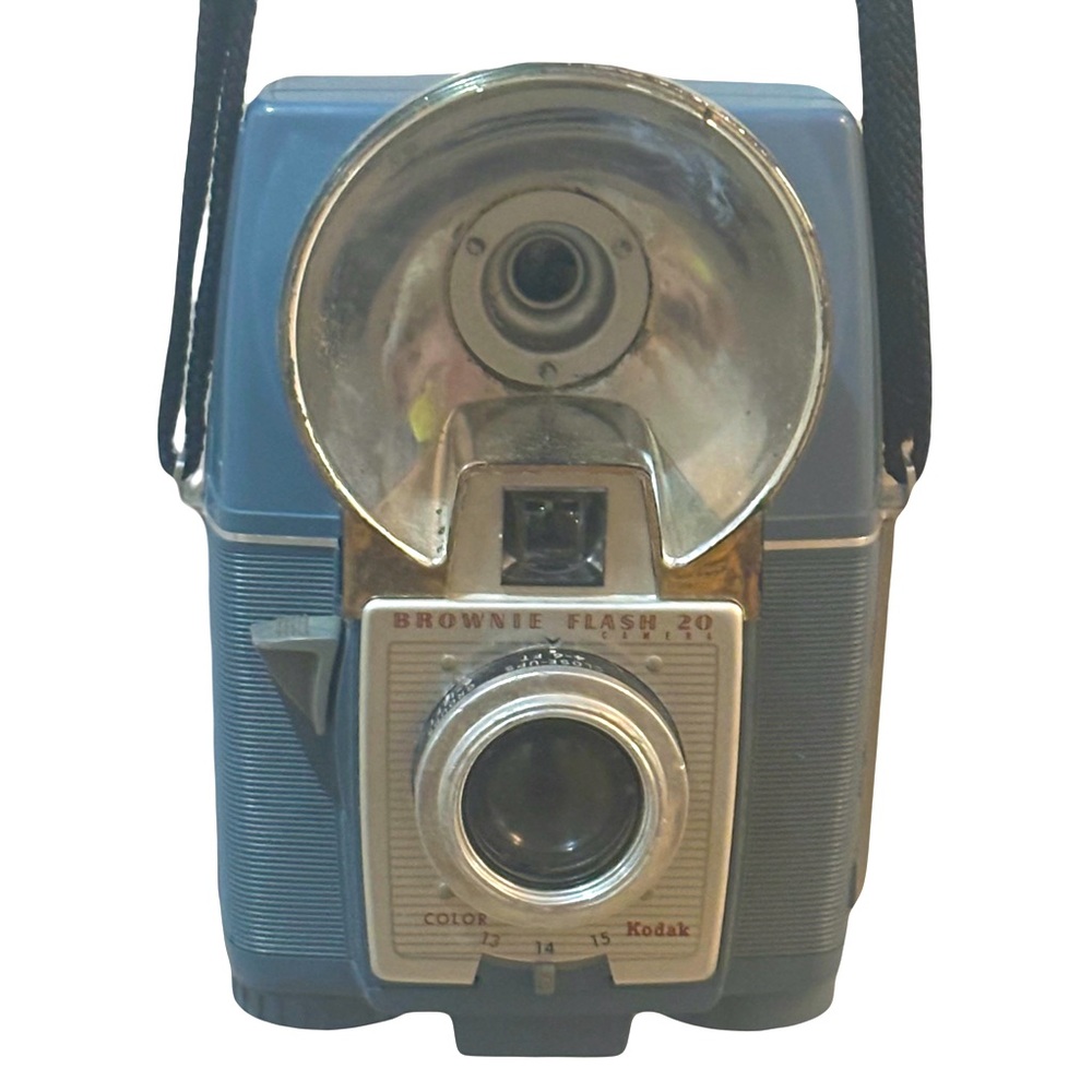 Vintage Kodak Brownie Flash 20 Camera Blue
